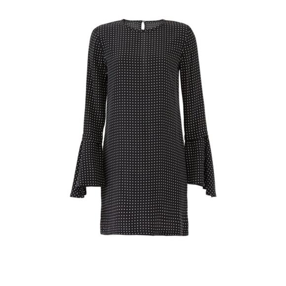 Equipment Silk Polka Dot Mari Dress Long sleeves Mini XS - Picture 2 of 10